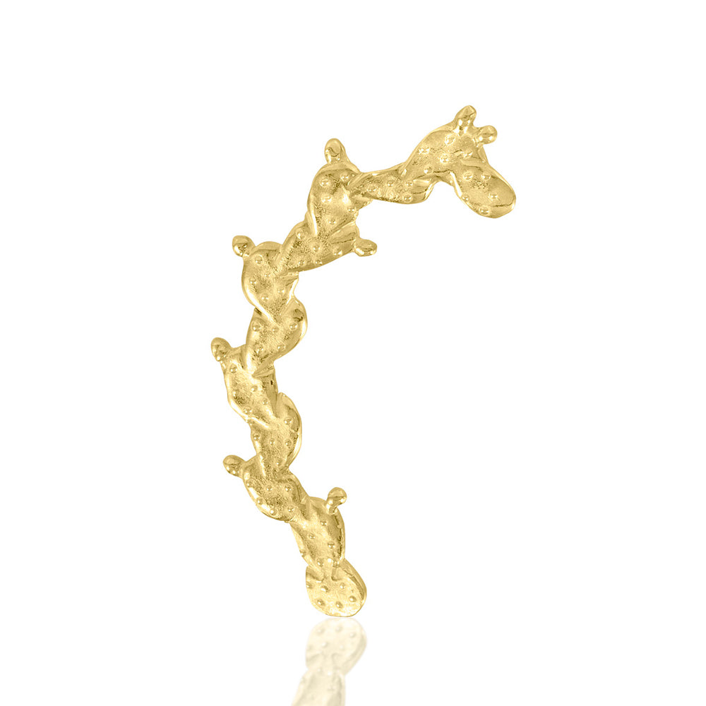 Earcuff Cactus / Sophie Simone Designs Jewelry / 22K Gold Plated or Silver  .925
