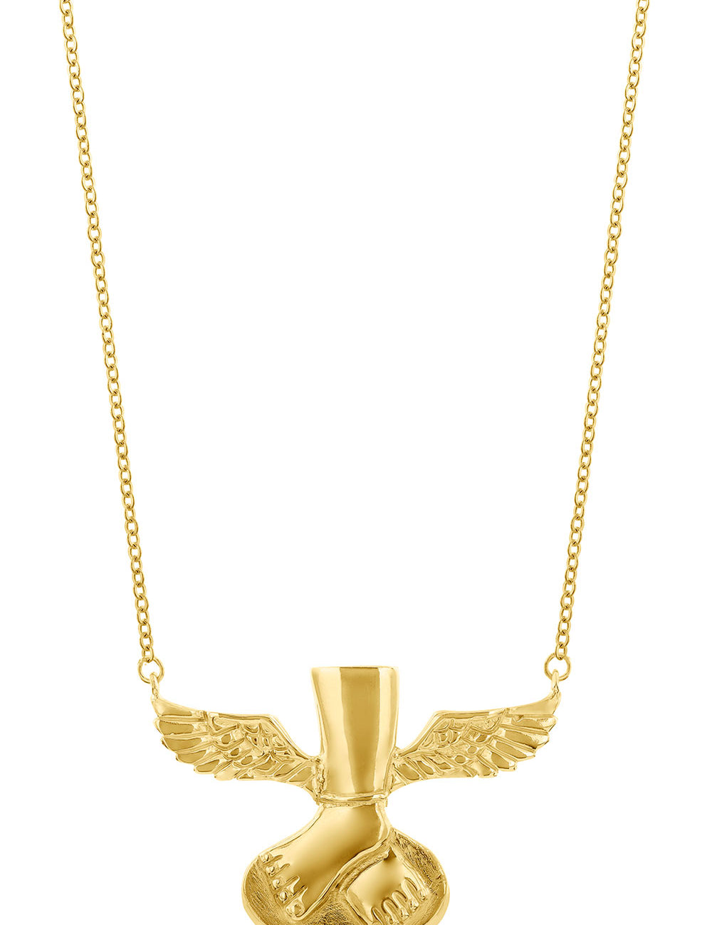 Necklace Winged Feet Small - Sophie Simone Designs