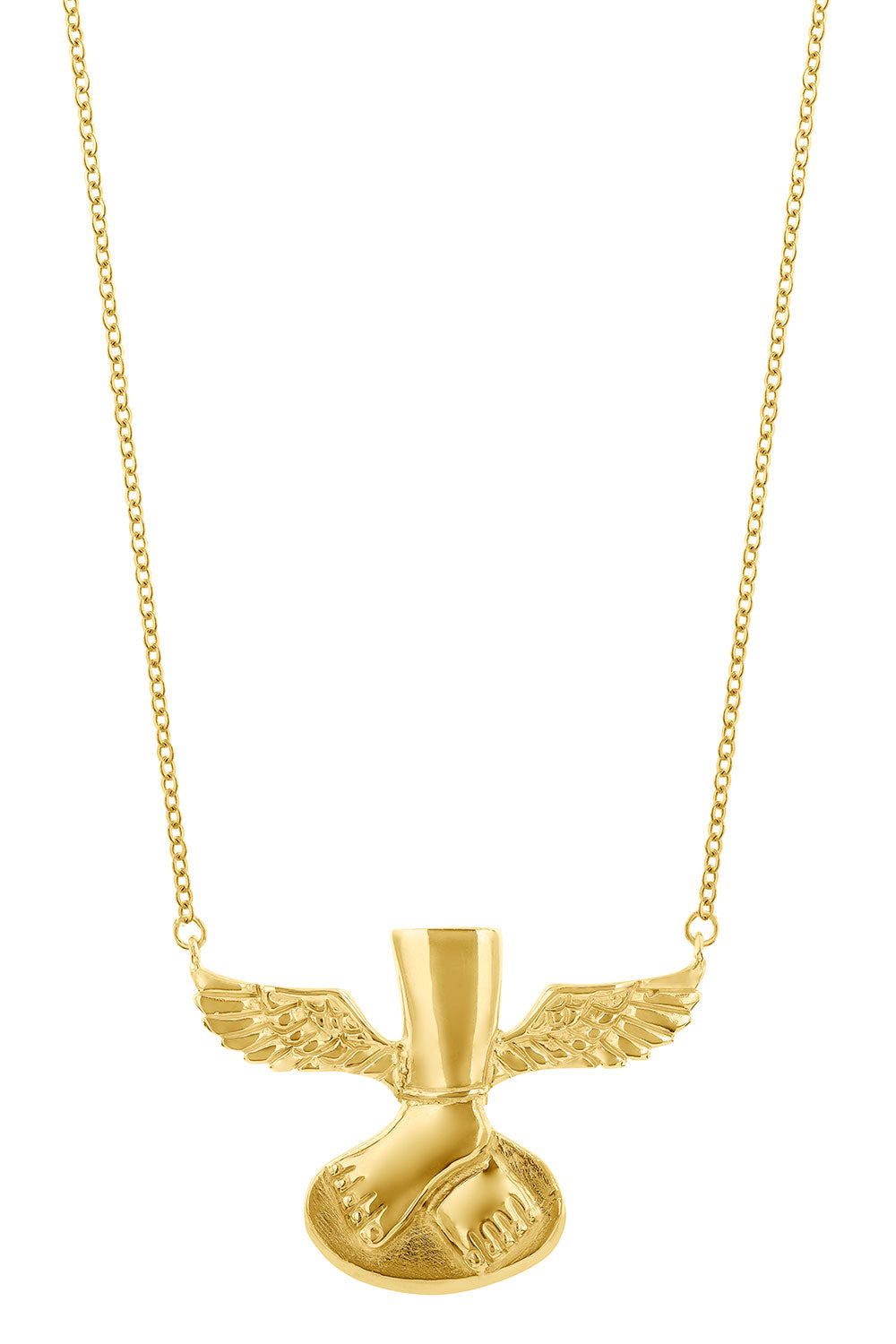 Necklace Winged Feet Small - Sophie Simone Designs