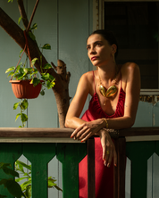 Necklace Big Crab Claws and Pearl