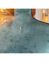 Cargar imagen en el visor de la galería, Necklace Feather 14K Pink Gold - Sophie Simone Designs
