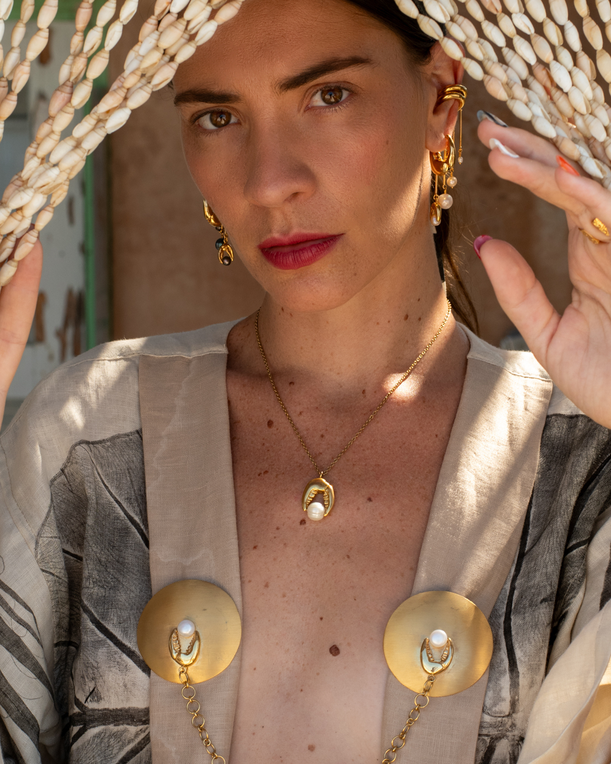 Necklace Crab and Pearl