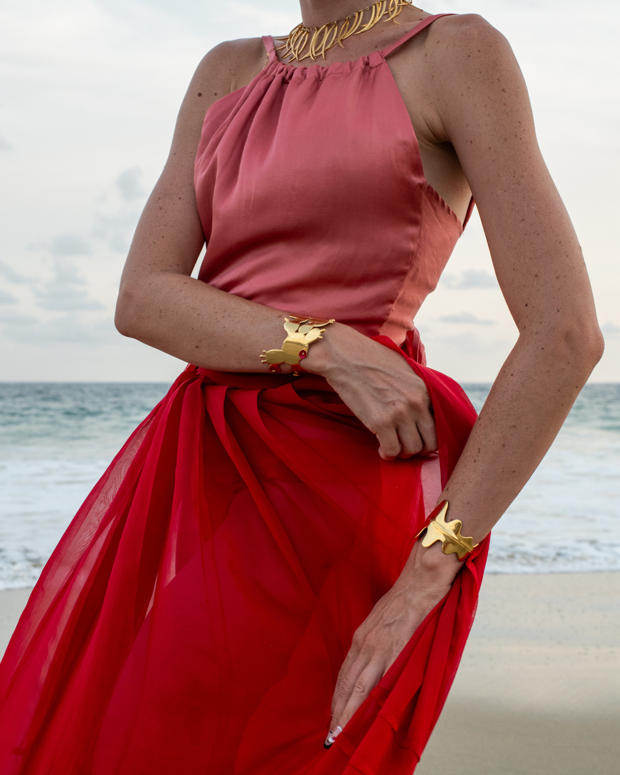 Cuff Cactus with Enamel - Sophie Simone Designs