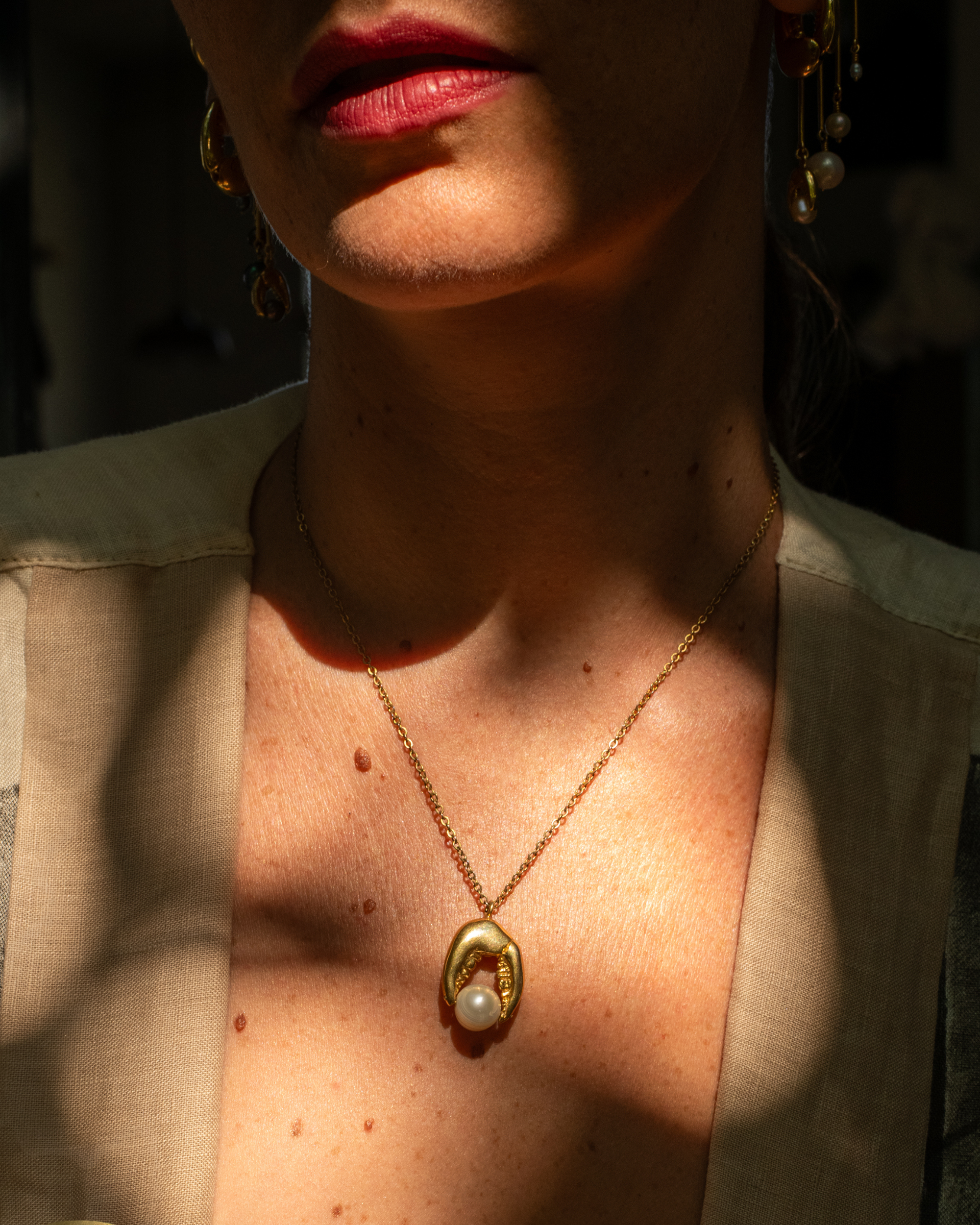 Necklace Crab and Pearl