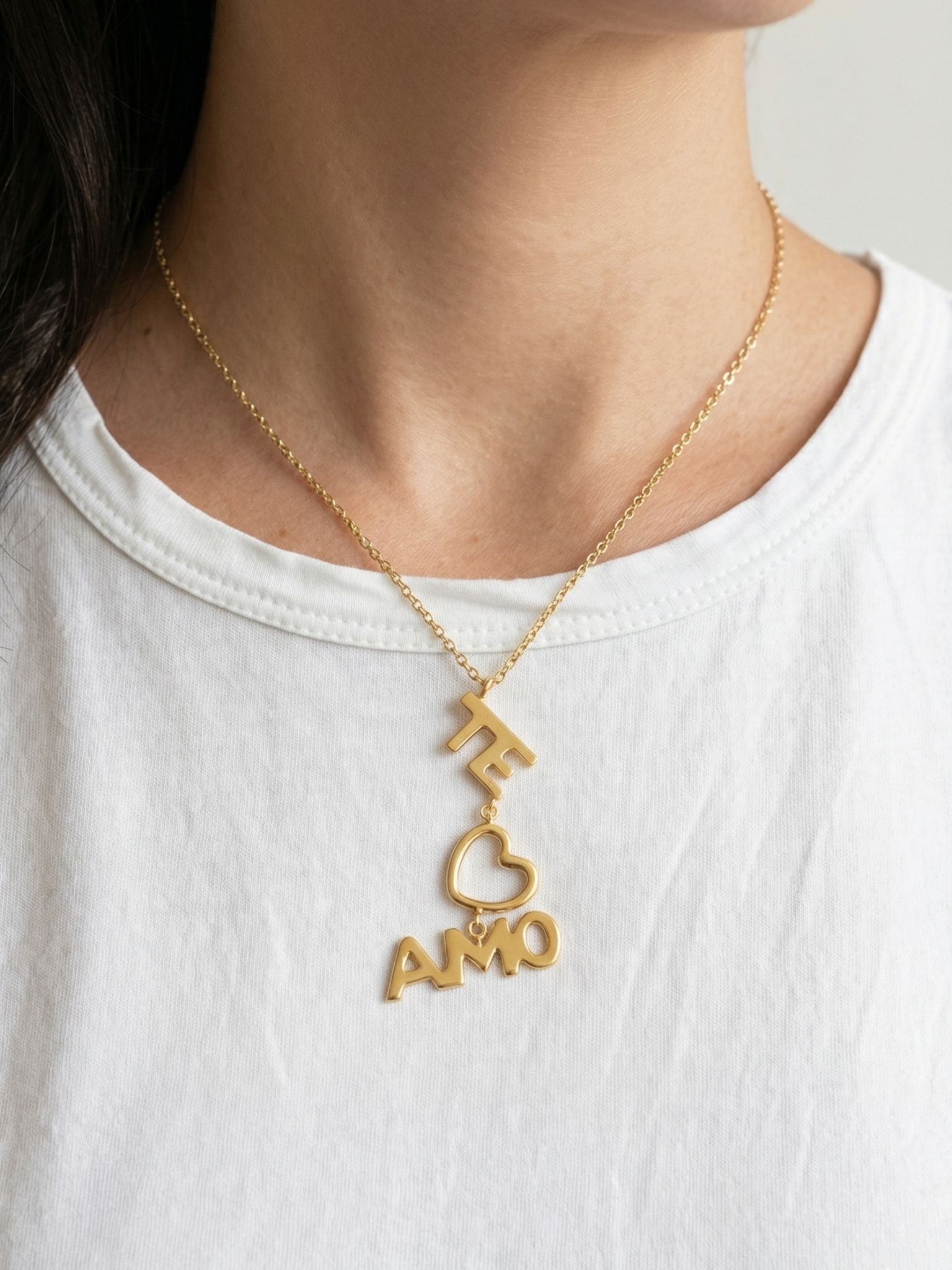 Necklace Te amo - Sophie Simone Designs