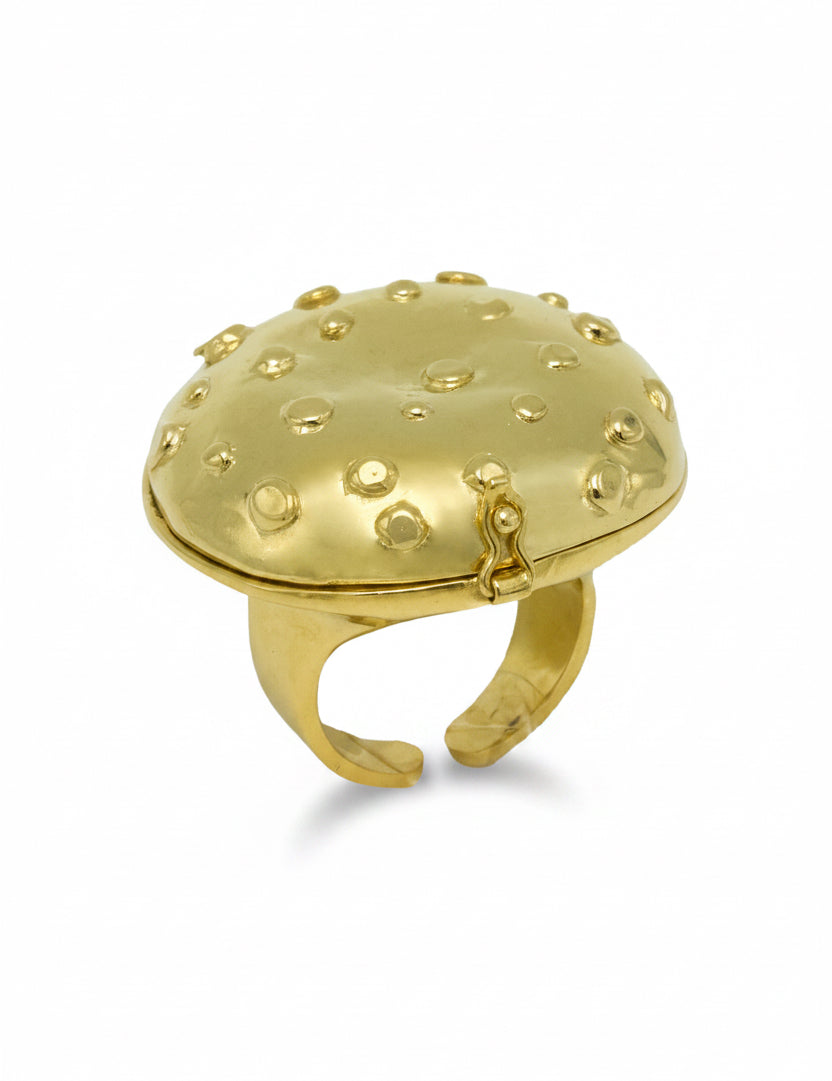 Mushroom Ring Locket Large - Sophie Simone Designs
