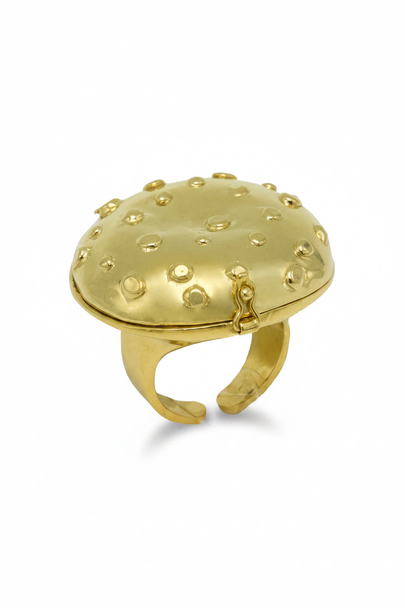 Mushroom Ring Locket Large - Sophie Simone Designs