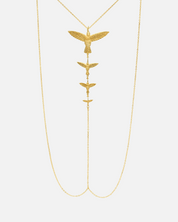 Body Chain Four Hummingbirds