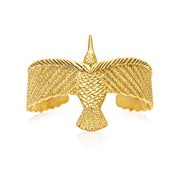 Cuff Hummingbird For Her in 14K gold