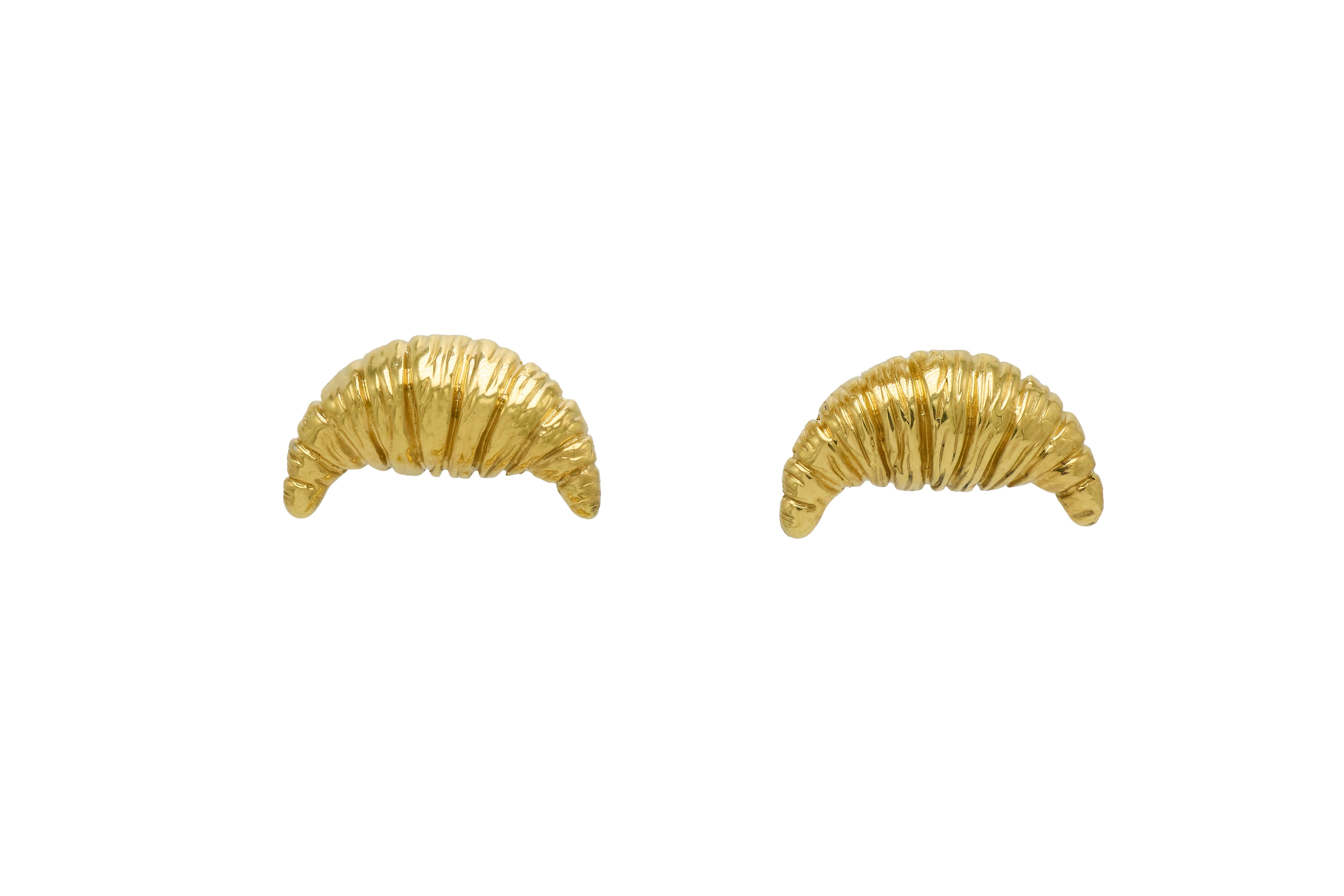 Croissant Mini Earrings 14K Gold - Sophie Simone Designs