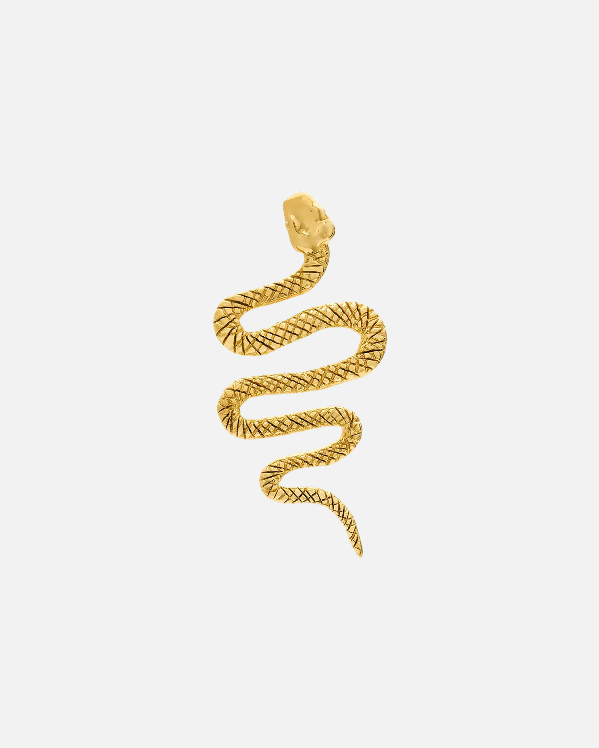 Earring Serpentine Wavy