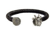 Bracelet Heart Vs. Brain with Leather