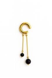 Earcuff Agata Negra
