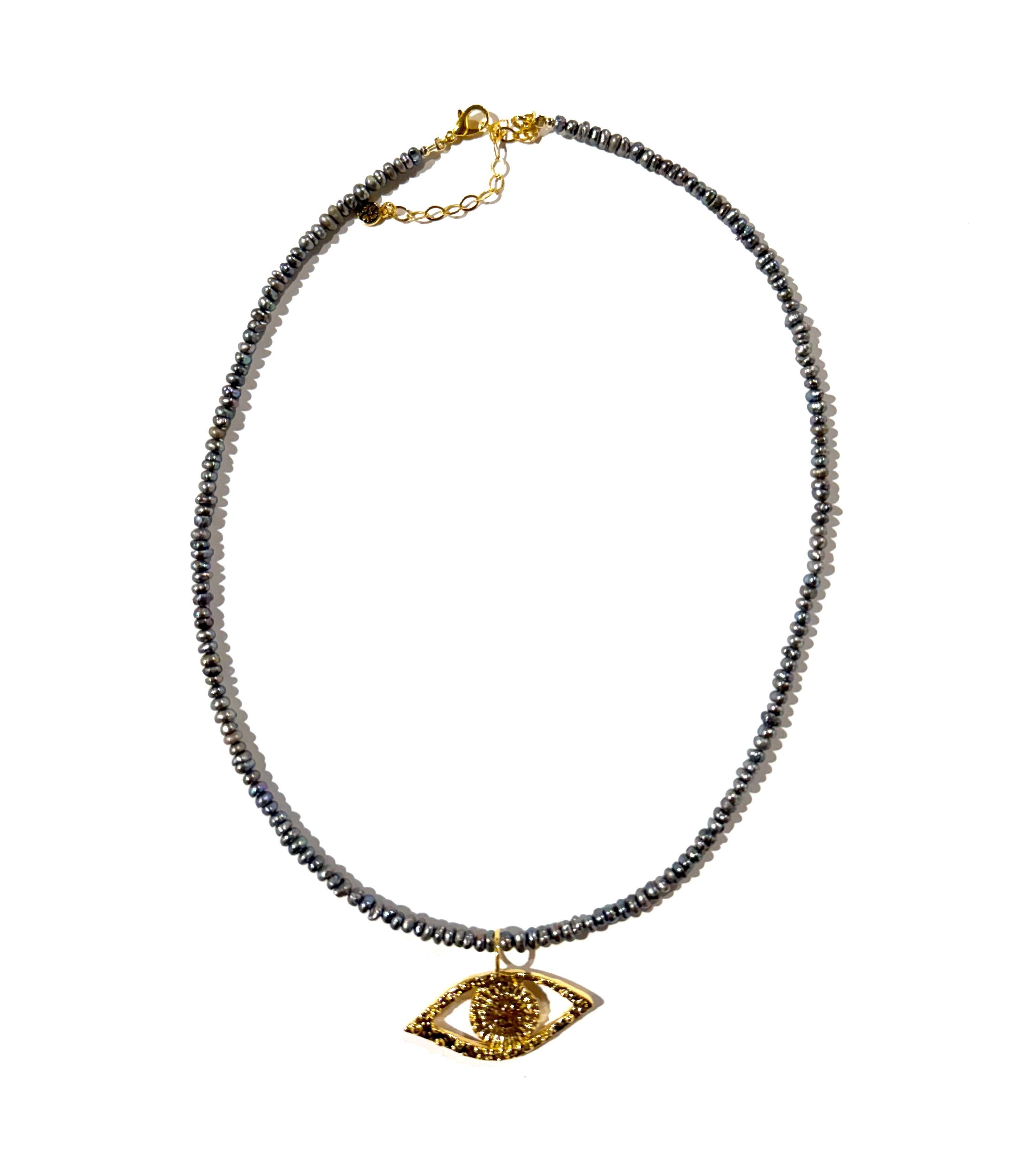 Necklace Pearls Vinyl - Sophie Simone Designs