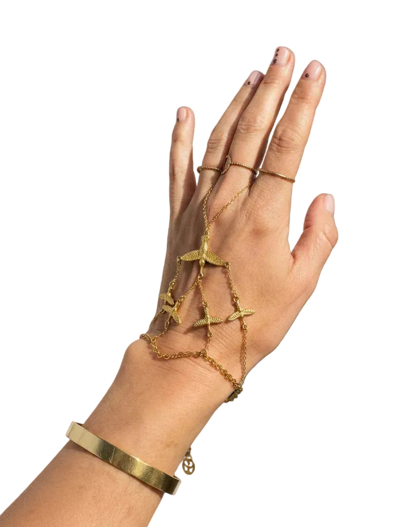 Hand Bracelet Hummingbirds - Sophie Simone Designs