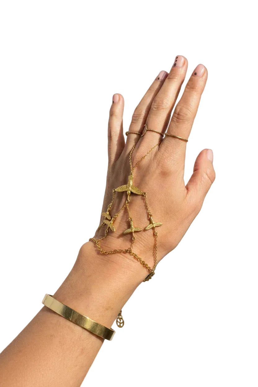 Hand Bracelet Hummingbirds - Sophie Simone Designs