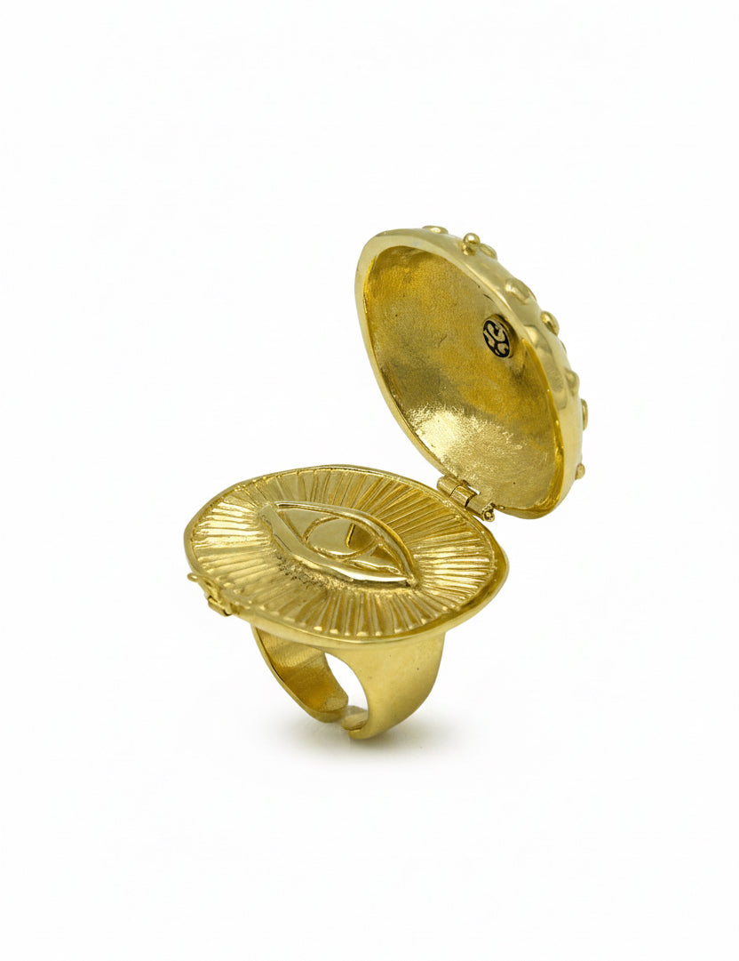 Mushroom Ring Locket Large - Sophie Simone Designs