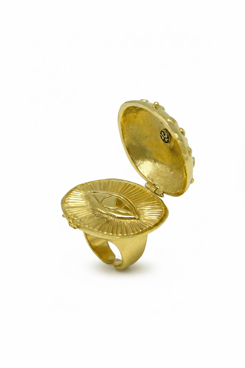 Mushroom Ring Locket Large - Sophie Simone Designs