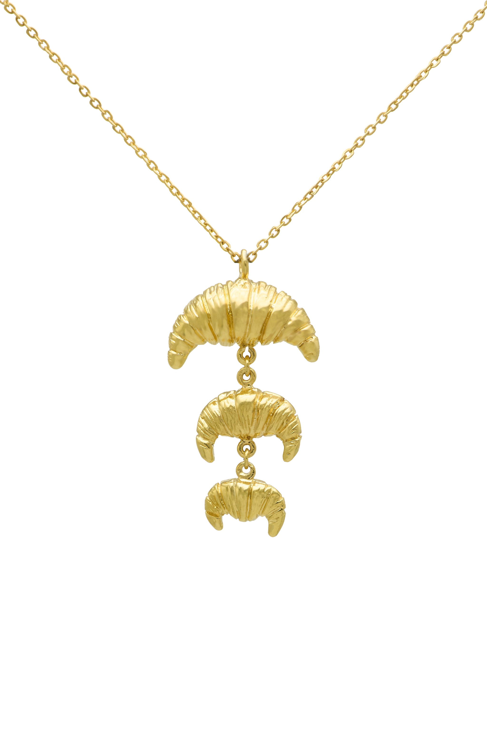 Necklace Three Croissant