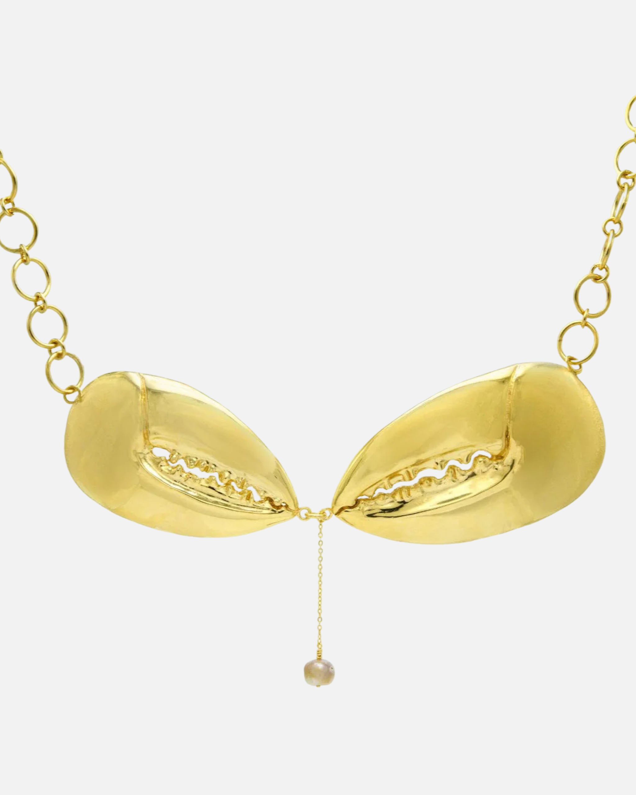 Necklace Big Crab Claws and Pearl