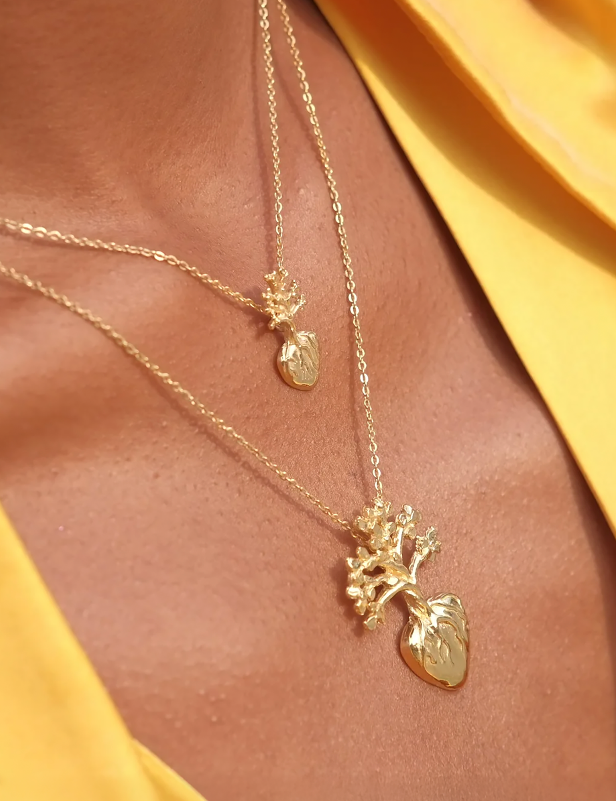 Necklace Frida Heart Large - Sophie Simone Designs