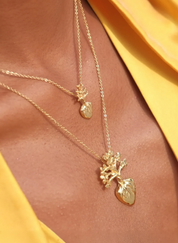 Necklace Frida Heart Large - Sophie Simone Designs