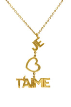 Load image into Gallery viewer, Necklace Je t&#39;aime
