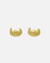 PRE-ORDER: Croissant Mini Earrings 14K Gold