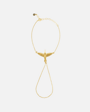 PRE-ORDER: Hand Bracelet Hummingbird 14K Gold