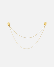 Hands Pin Double avec chaine 
