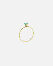 Ring Michou 14k  Gold w/ Precious Stones