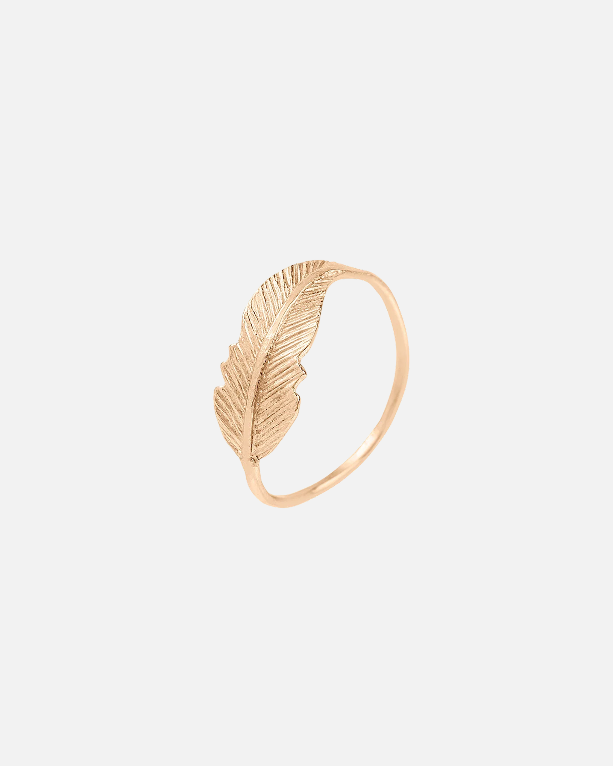 Ring Feather Pink Gold - Sophie Simone Designs