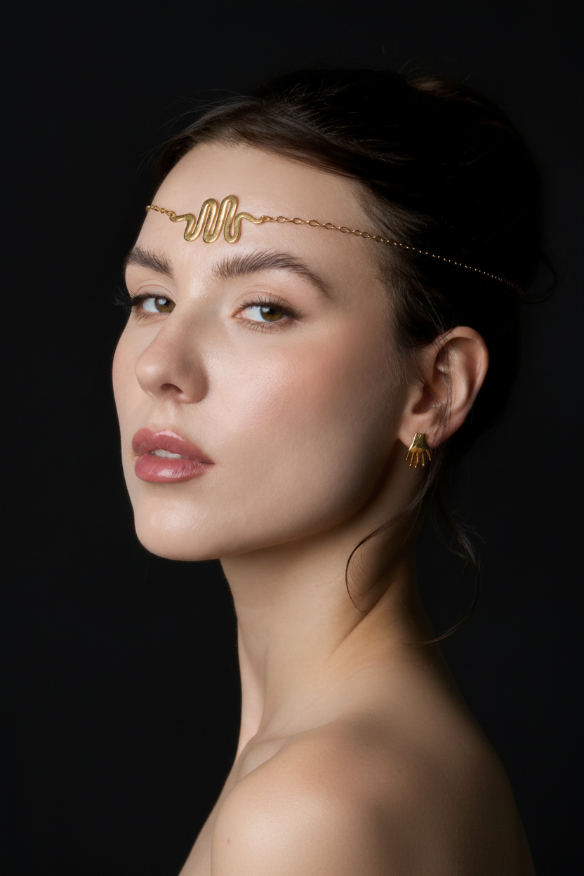 Serpentine Head Design / Necklace - Sophie Simone Designs