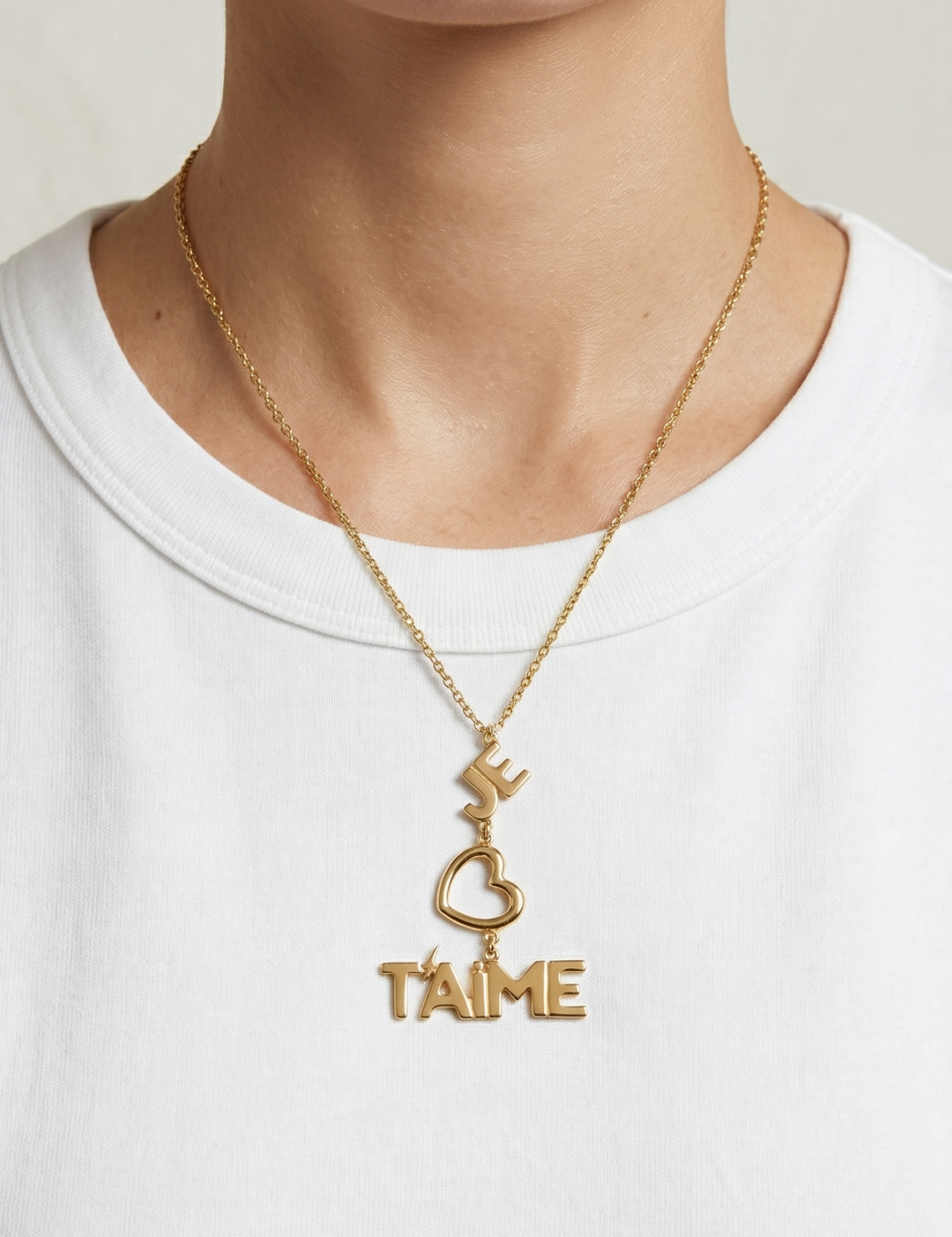 Necklace Je t'aime - Sophie Simone Designs