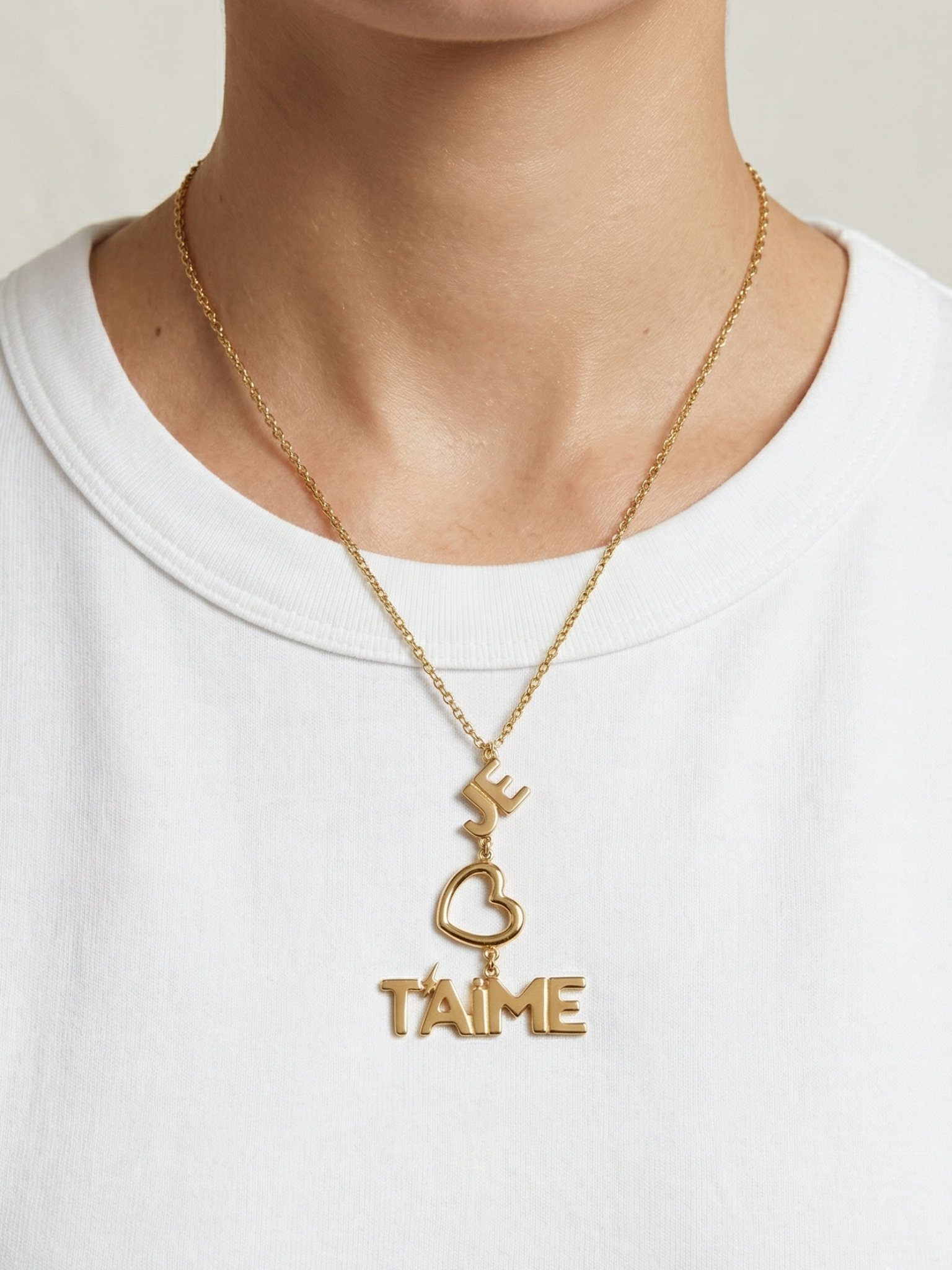 Necklace Je t'aime - Sophie Simone Designs