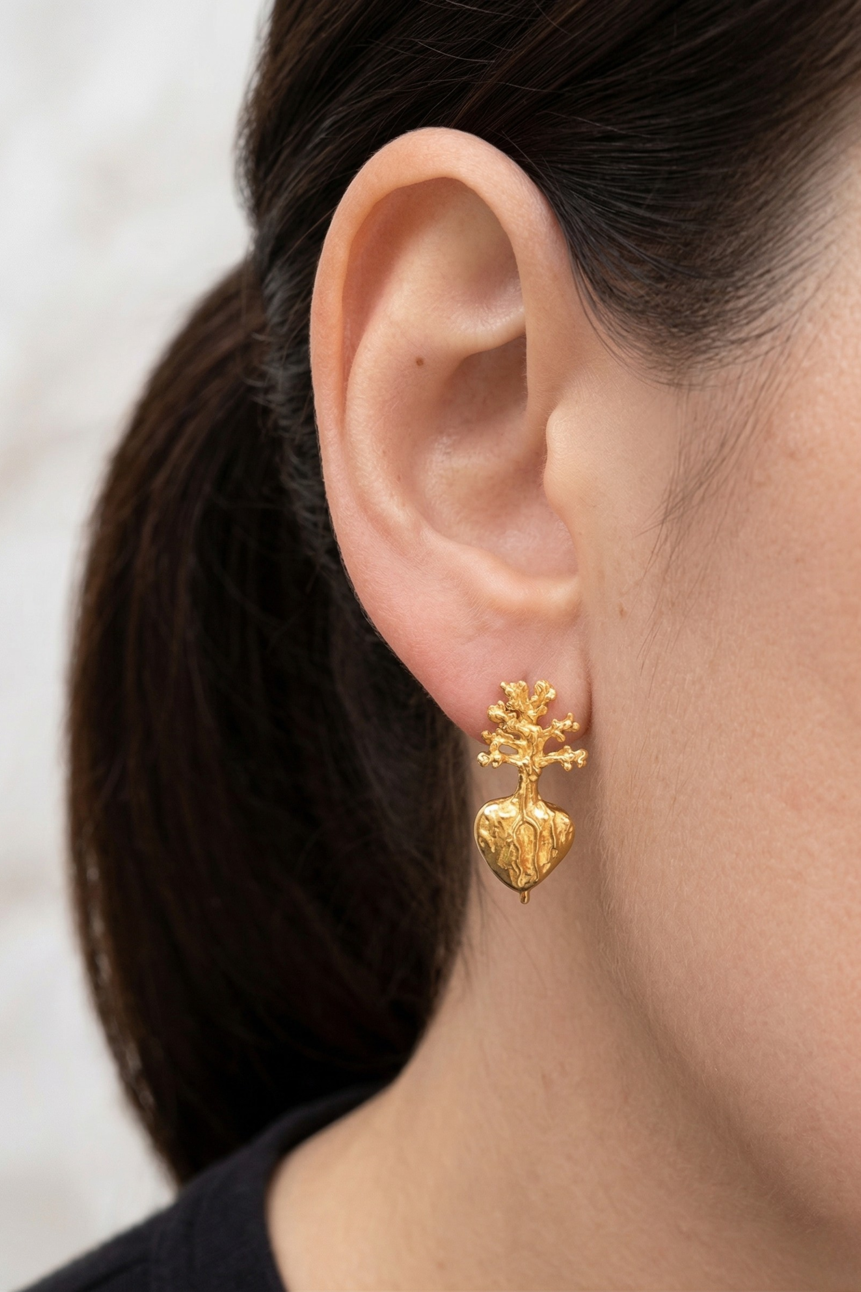 Frida Heart Earrings - Sophie Simone Designs