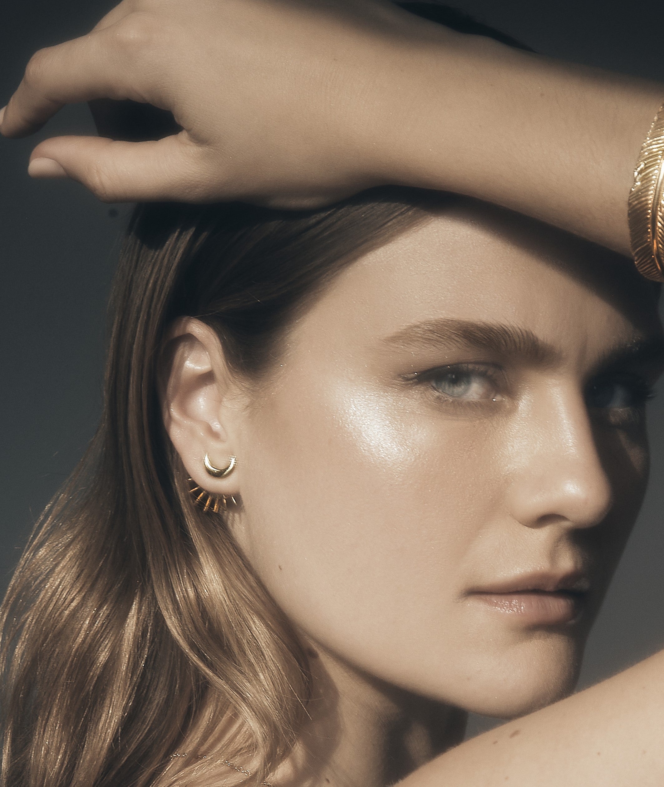 Earrings Rising Moon / – Sophie Simone Designs