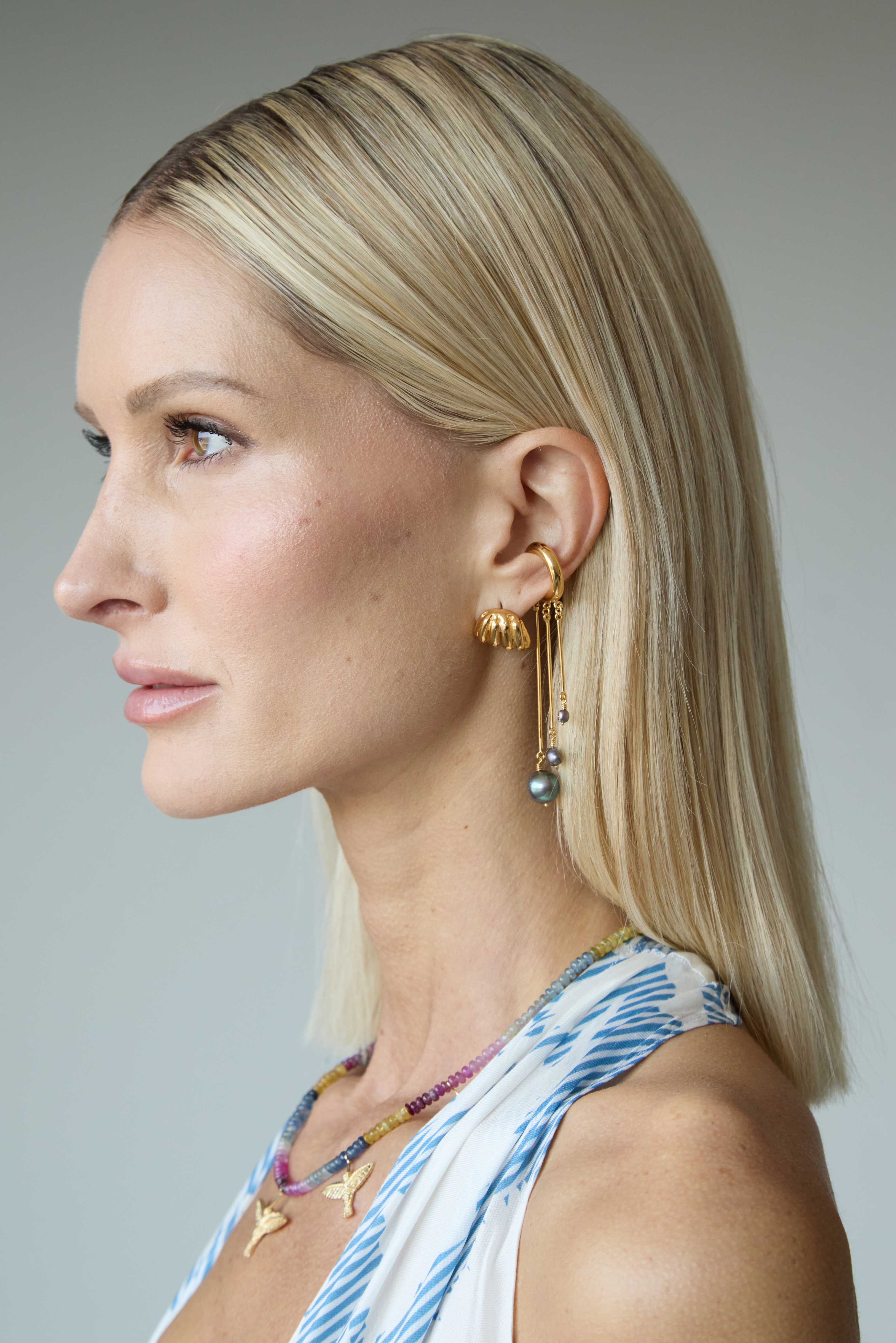 Boucle d'oreille simple Bananarama