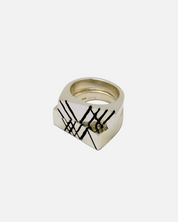 Anillo de dos piezas conectado
