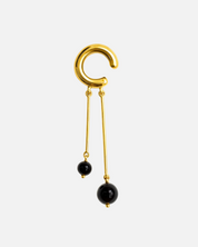 Earcuff Agata Negra