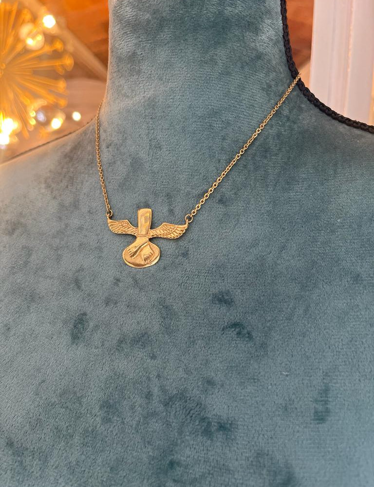 Necklace Winged Feet - Sophie Simone Designs