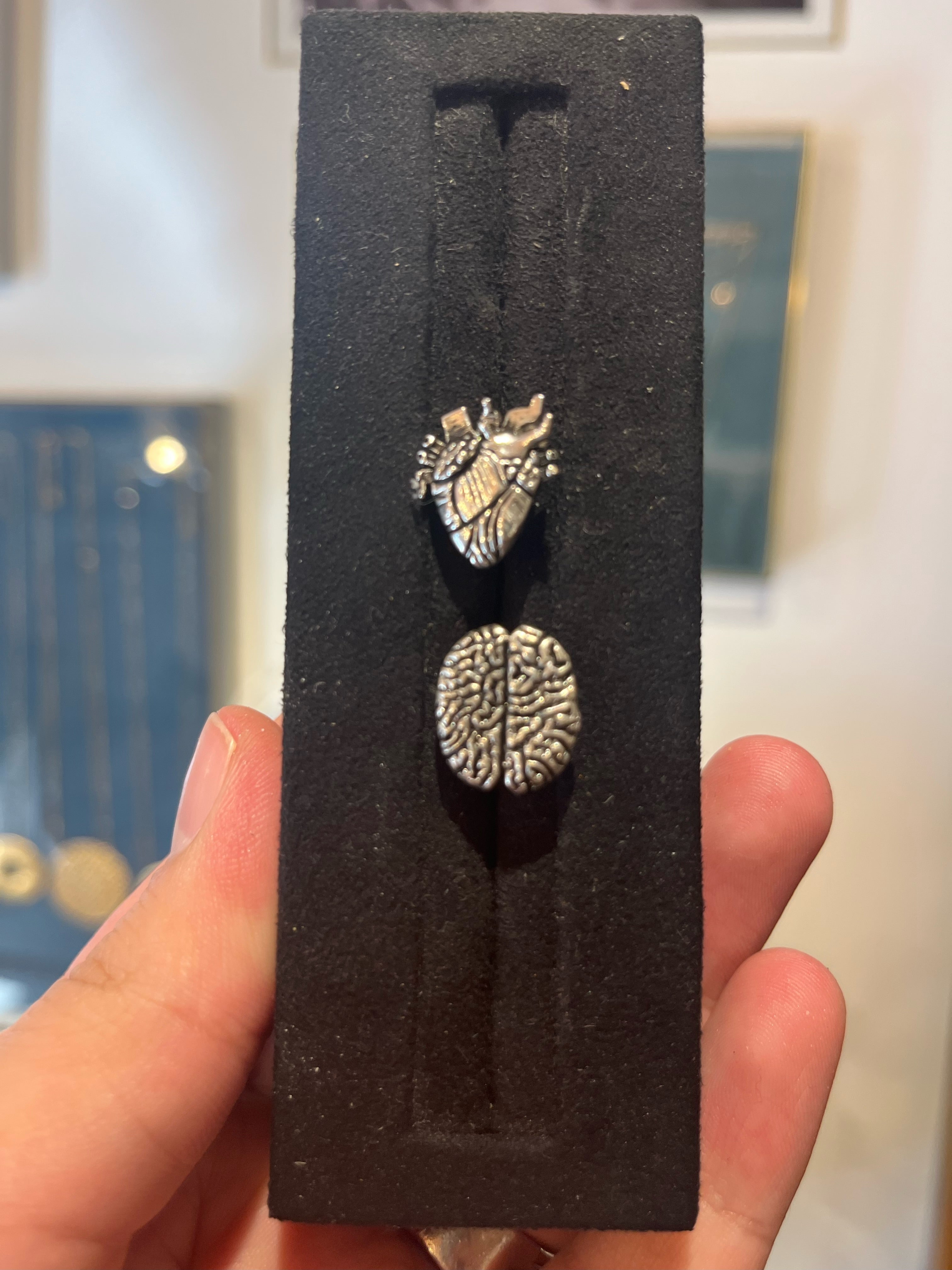 Cufflinks Heart vs Brain