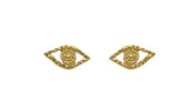 Mini Earrings Ojos 14K Gold - Sophie Simone Designs