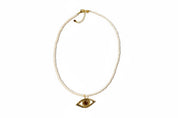 Necklace Pearls and Big Charm