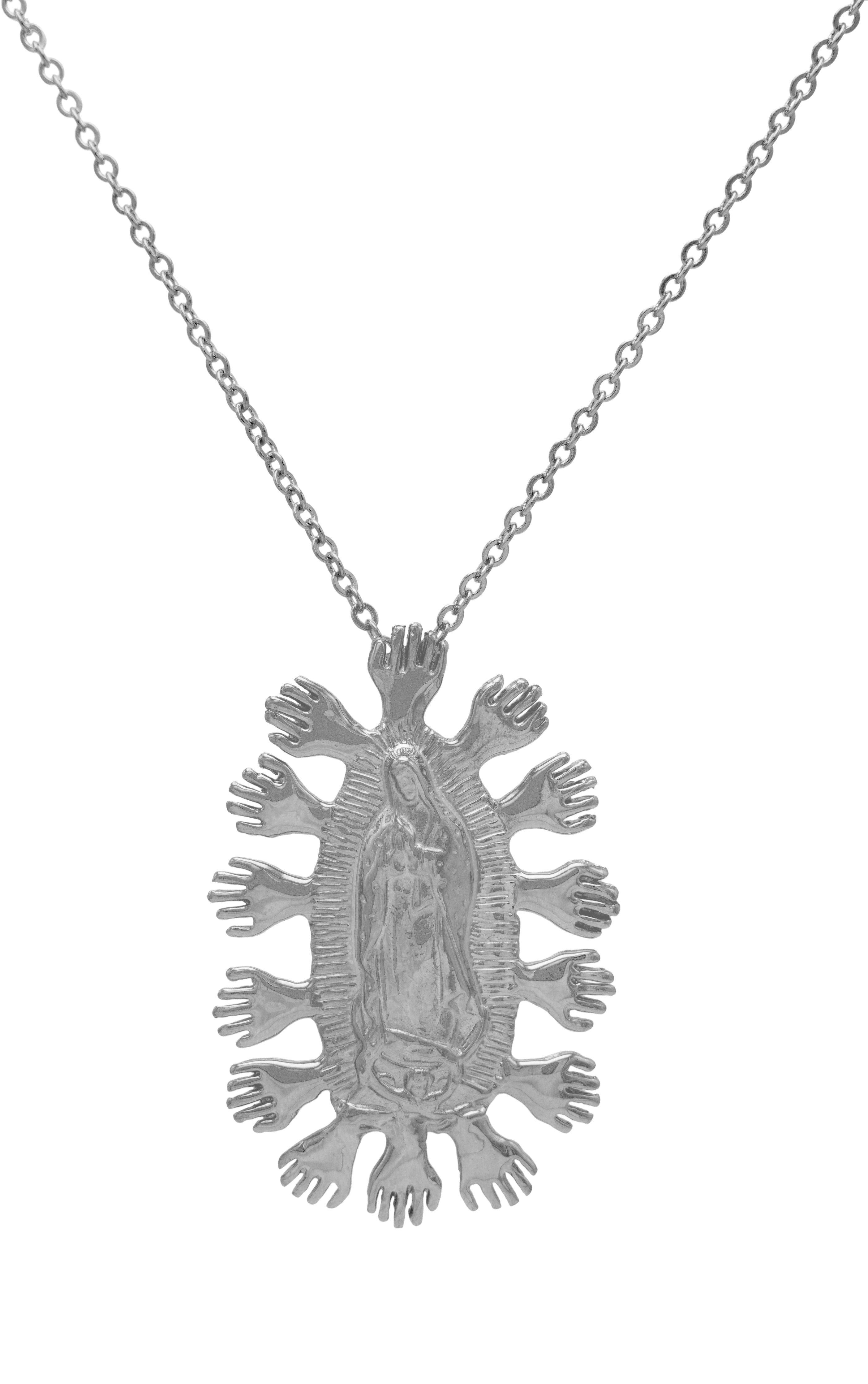 Necklace Virgen & Hands