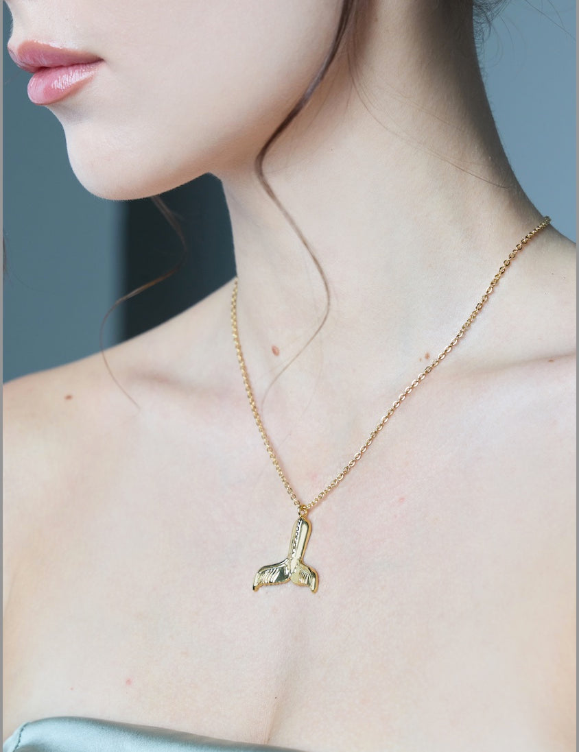 Whale Tail Necklace - Sophie Simone Designs