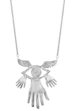 Load image into Gallery viewer, Necklace Hands Wings Eye - Sophie Simone Designs
