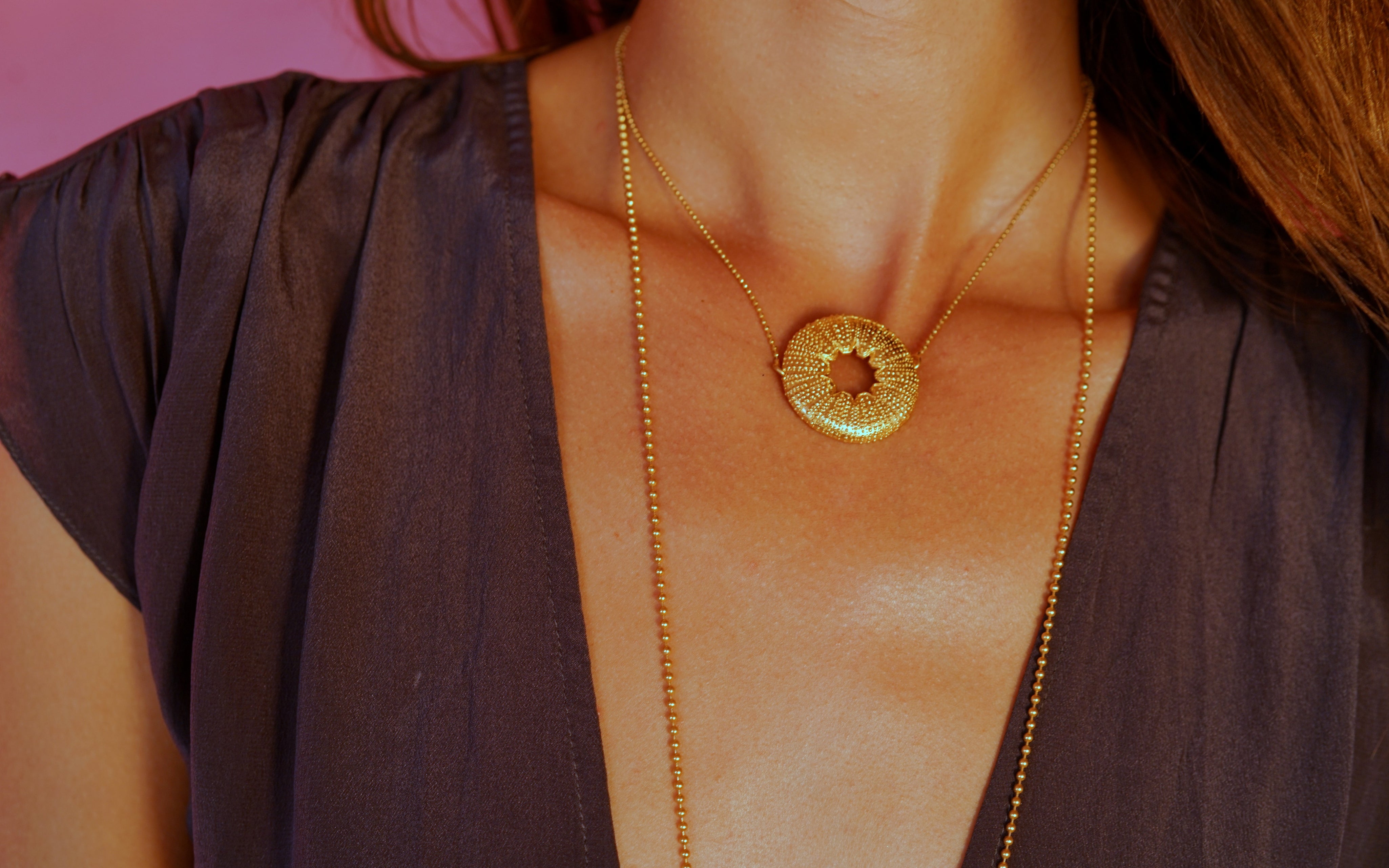 Necklace Sea Urchin Small - Sophie Simone Designs