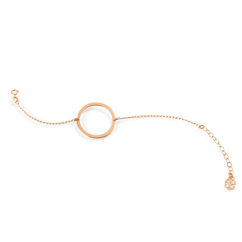 Bracelet Circle  Pink Gold - Sophie Simone Designs