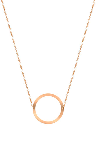 Necklace Circle 14K Pink Gold - Sophie Simone Designs
